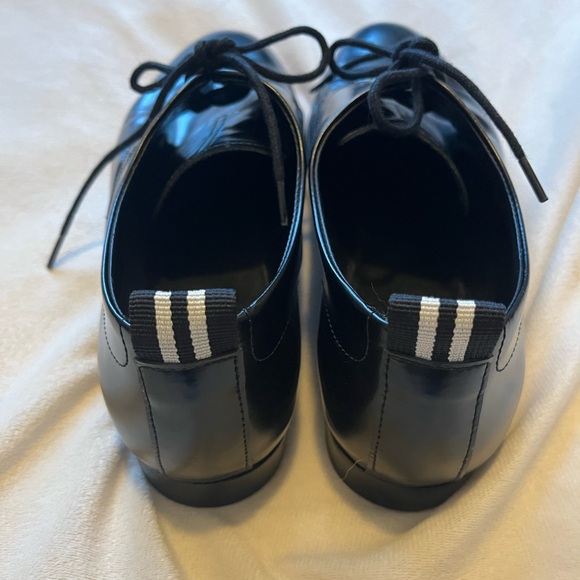 Rag & Bone black leather oxfords, size 38.5 - Picture 2 of 4